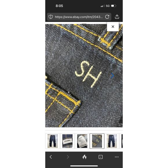 NEW! STILL HERE Cowgirl high rise straight jeans SIZE-30 - Picture 3 of 8